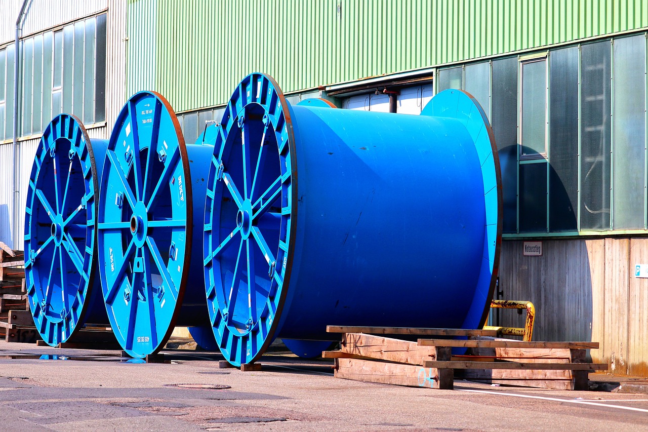 cable drum, steel mill, industry-7160678.jpg